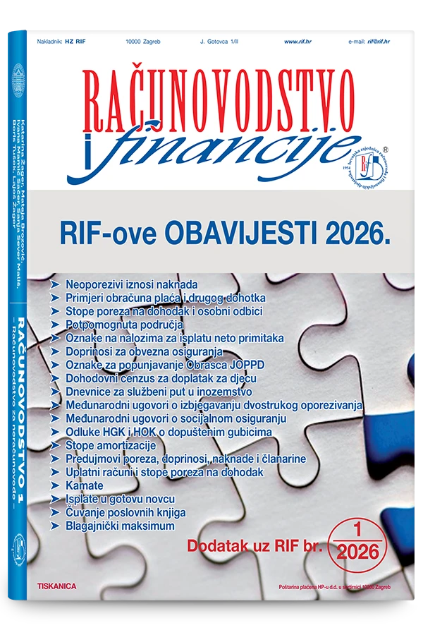 RIF-ove obavijesti 2026.