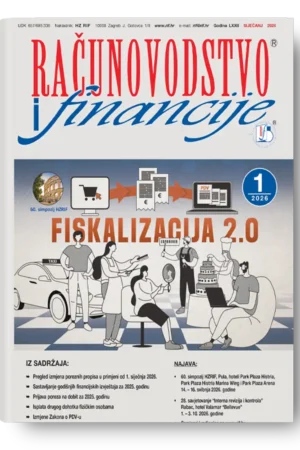 Računovodstvo i financije – siječanj 2026.